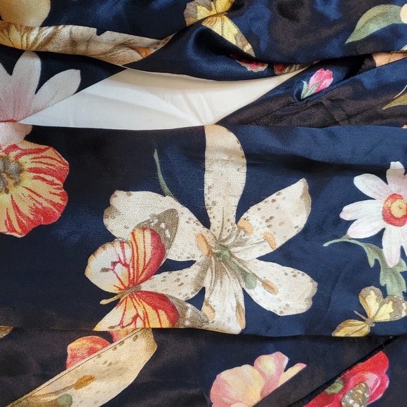 Dorothy Schoele Elegant Floral Butterfly Women's Blazer Size:6 - Picture 12 of 12